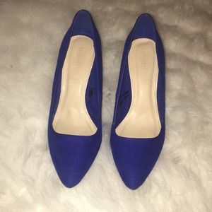 Blue Forever 21 Heels.